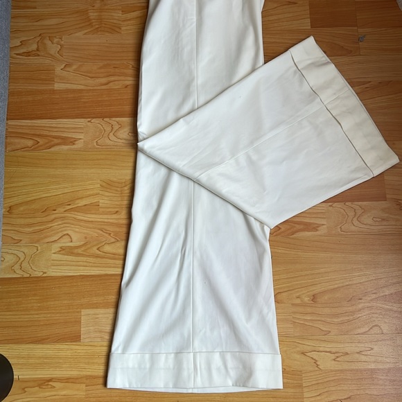 Orna Farho Oscar Designer off-white pants. Size 36 (4) - Picture 7 of 12